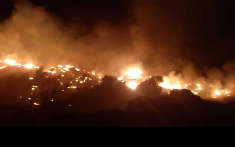 بالفيديو- حريق يلتهم غابات بشامون ومؤازرة من فوج إطفاء بيروت